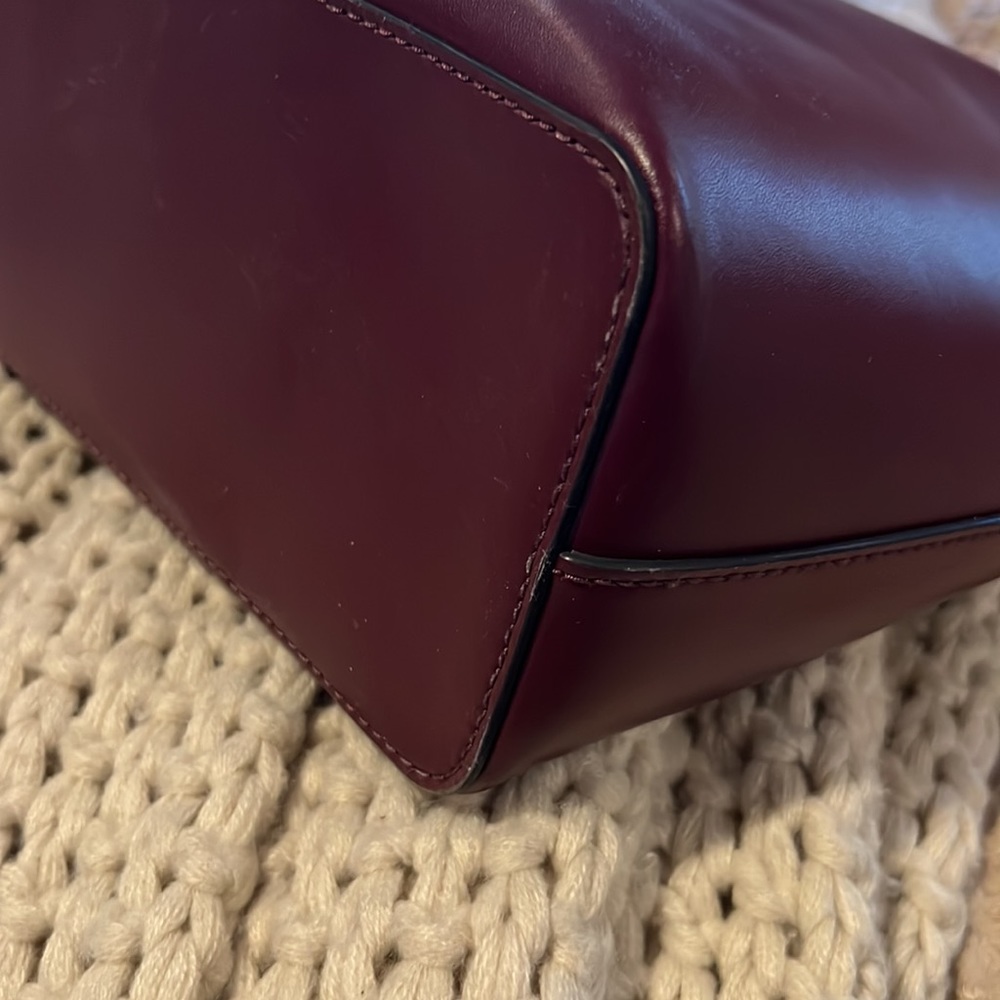 Kate Spade Maroon Tote - Picture 3 of 6